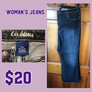 LA Blues 20w petite jeans.